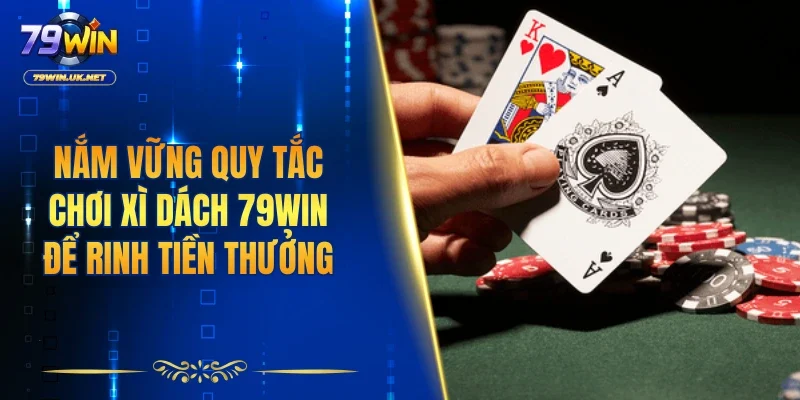 Nắm vững quy tắc chơi Xì Dách 79WIN để rinh tiền thưởng
